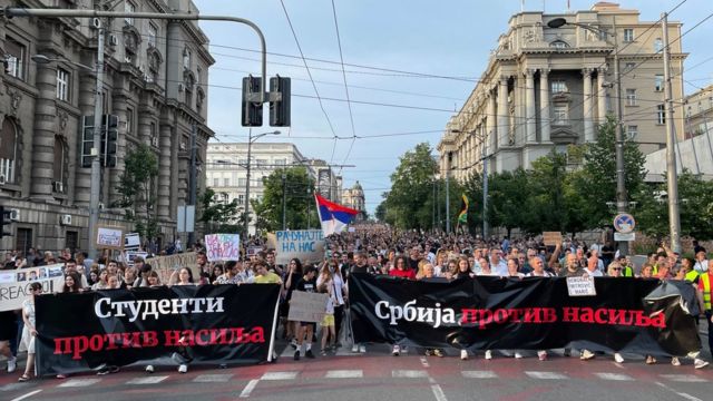 „Србија против насилството“ не ги прифаќа резултатите соопштени од Вучиќ