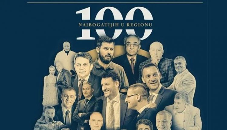Меѓу најбогатите 10 во регионот нема Македонци: Тројца Хрвати на водечките позиции