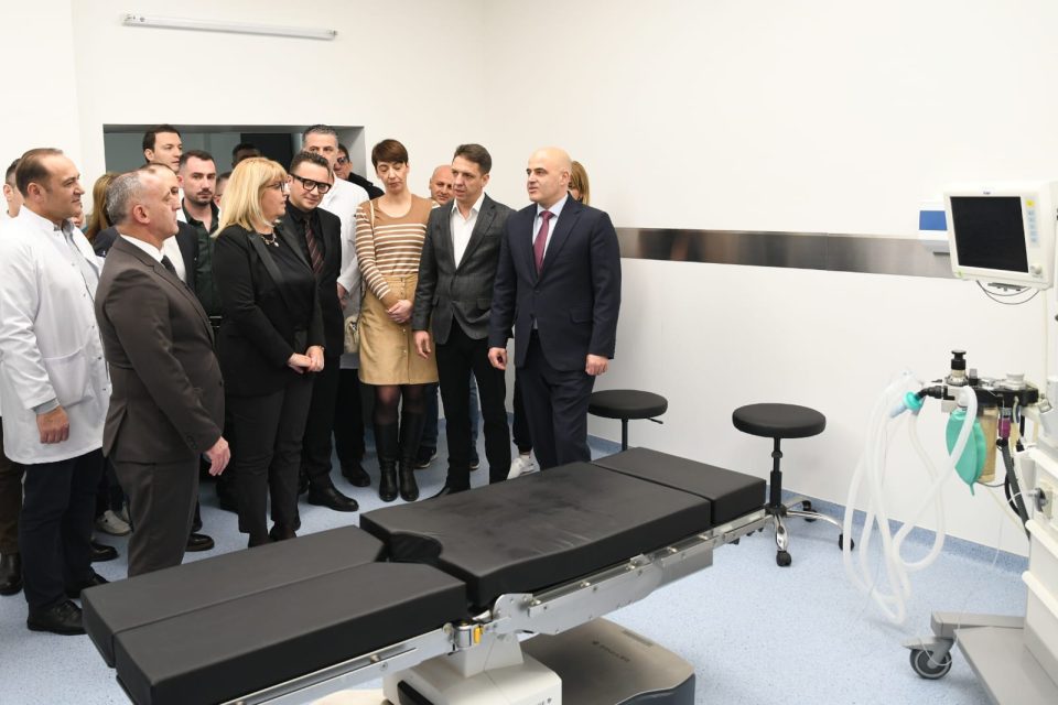 (ФОТО) Ковачевски: Оперативниот блок на Ортопедија е целосно реновиран, создаваме европски здравствен систем