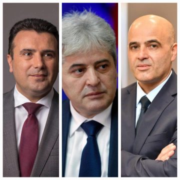 Ручек на политичката тријада: Ахмети, Заев и Ковачевски на дискусија