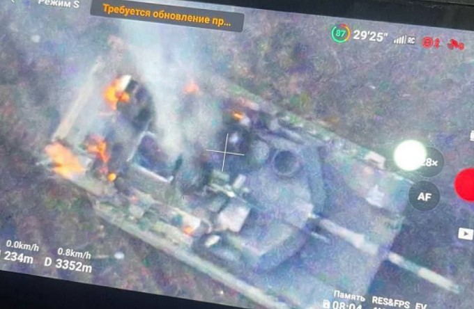 Еве како беше уништен првиот „Абрамс“ тенк во Украина