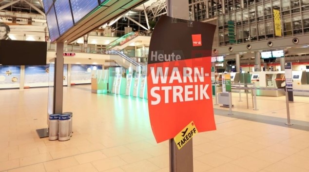 Нов штрајк во Германија: Блокада на воздушниот сообраќај