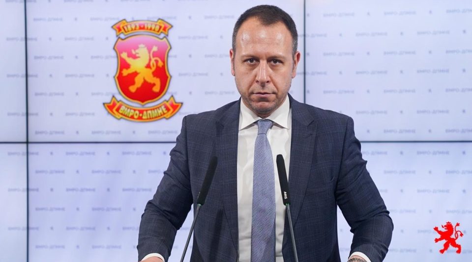 Јанушев: ВМРО-ДПМНЕ ќе поднесе тужба за Спасовски и барање за обесштетување на граѓаните поради непотребните финансиски трошоци за издавање на личните исправи