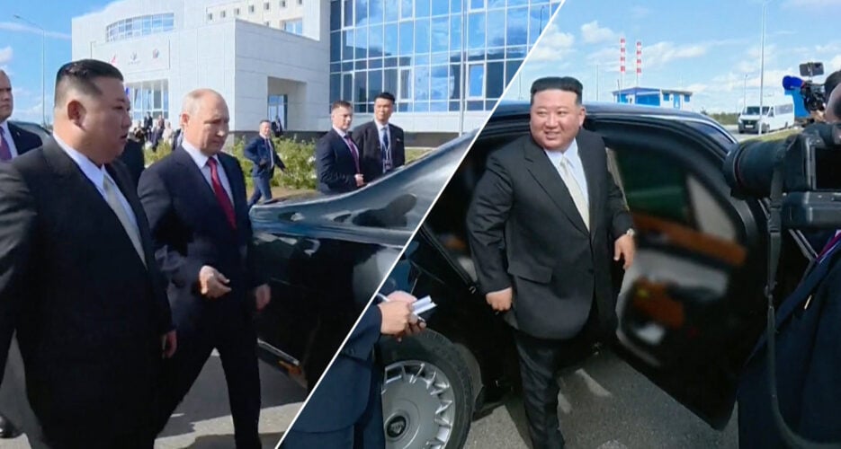 (ВИДЕО) Путин му подари лимузина на Ким Џонг Ун