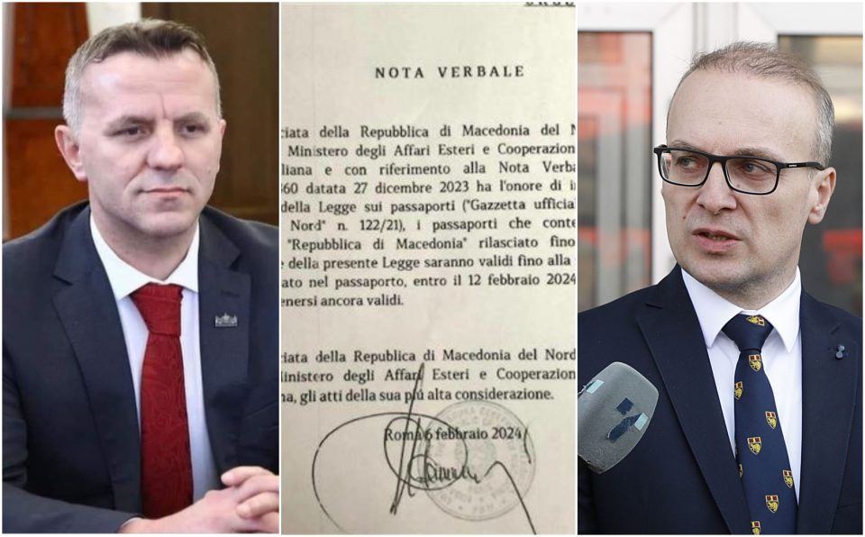 СКАНДАЛ: Амбасадорот во Италија со нота ги прогласил за неважечки пасошите на Македонија