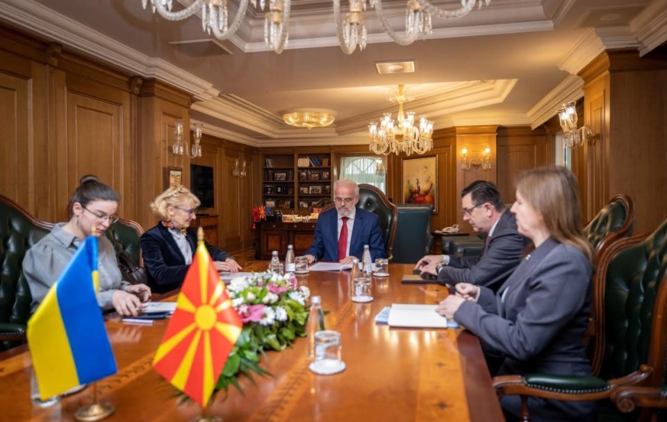 Џафери-Дир: Украина секогаш може да гледа во Македонија пријател, партнер и поддржувач