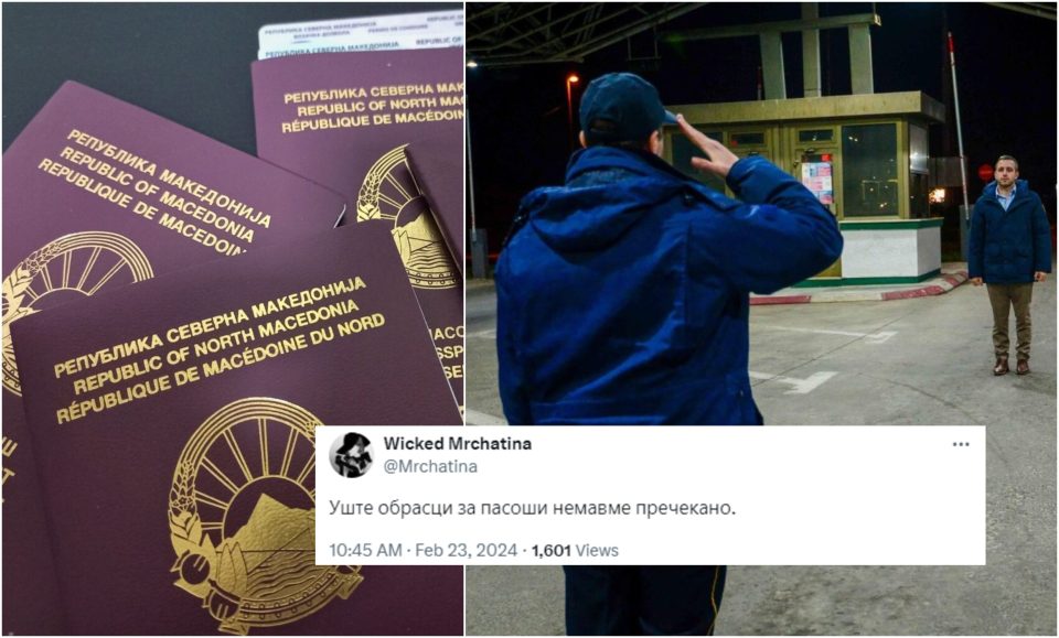 (ФОТО+ВИДЕО) „Циркус невиден“: Пречекот на пасошите на Бојмацалиев мета за сеир на твитерџиите