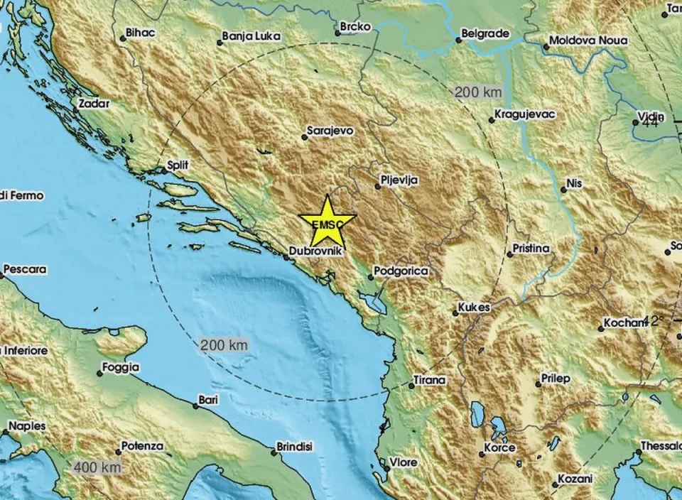 Земјотресот од Црна Гора почувствуван во Македонија: Еве ги деталите