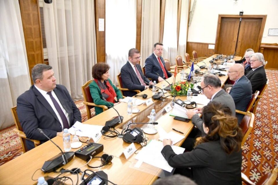 Мицкоски, Николоски, Мицевски и Силјановска на средба со Делегацијата на Ад-хок Комисија на Парламентарното собрание на Советот на Европа