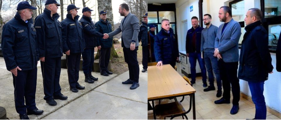 Зајакнување на граничната безбедност: Утврдување на проблемите со надзор на границата со Косово – Министерот Тошковски во посета на полициските станици Блаце и Танушевци