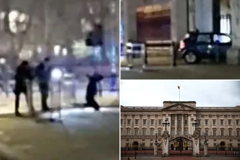 (ВИДЕО) „Држи ги рацете на главата“: Автомобил влета во Бакингемската палата, полицијата го уапси возачот