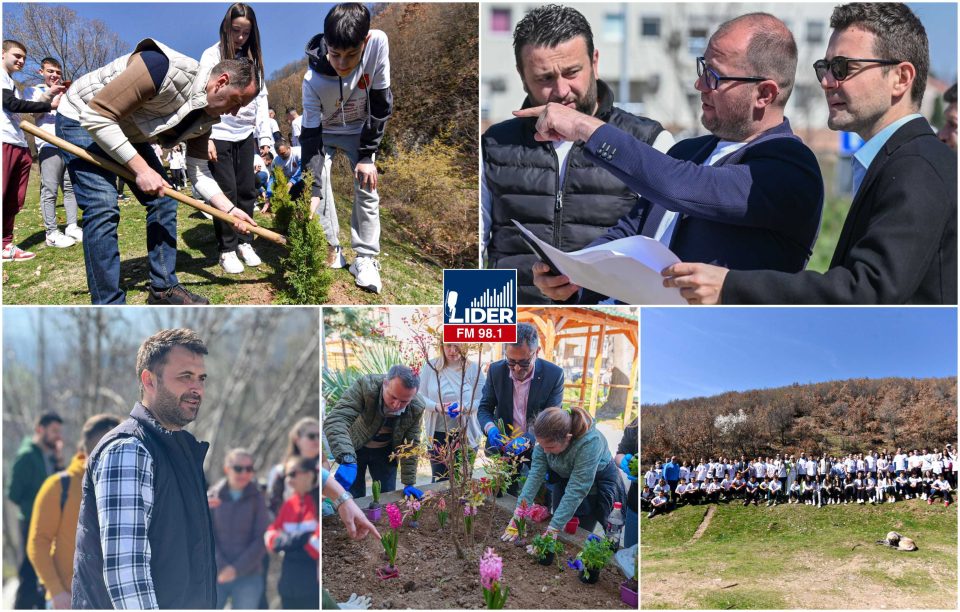 Општините го одбележаа првиот ден на пролетта: Се засадија дрвја, а во Аеродром се промовираше нов парк