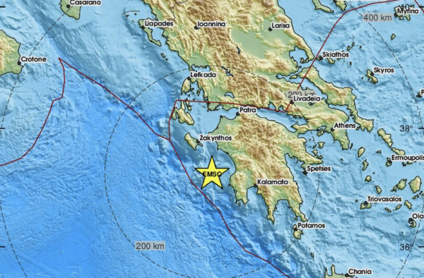 Два силни земјотреси со јачина над 5 степени ја потресоа Грција
