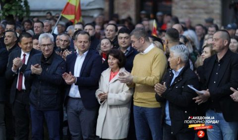 Христијан Мицкоски повика на масовен одѕив: Потребна е значителна предност на претседателските избори за да ги уништиме заговорите на СДСМ и ДУИ против Македонија