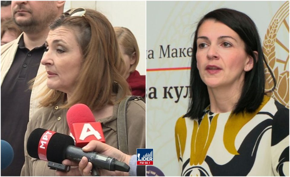(ВИДЕО) Културните работници и министерката Костадиновска-Стојчевска во клинч: Ќе има ли зголемување на платите?