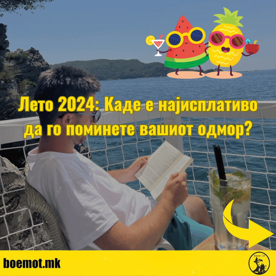 (ИНФОГРАФИК) Лето 2024: Каде е најисплатливо да го поминете вашиот одмор?