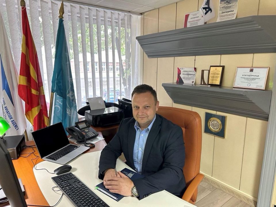 Стојаноски нов директор на Агенцијата за цивилно воздухопловство
