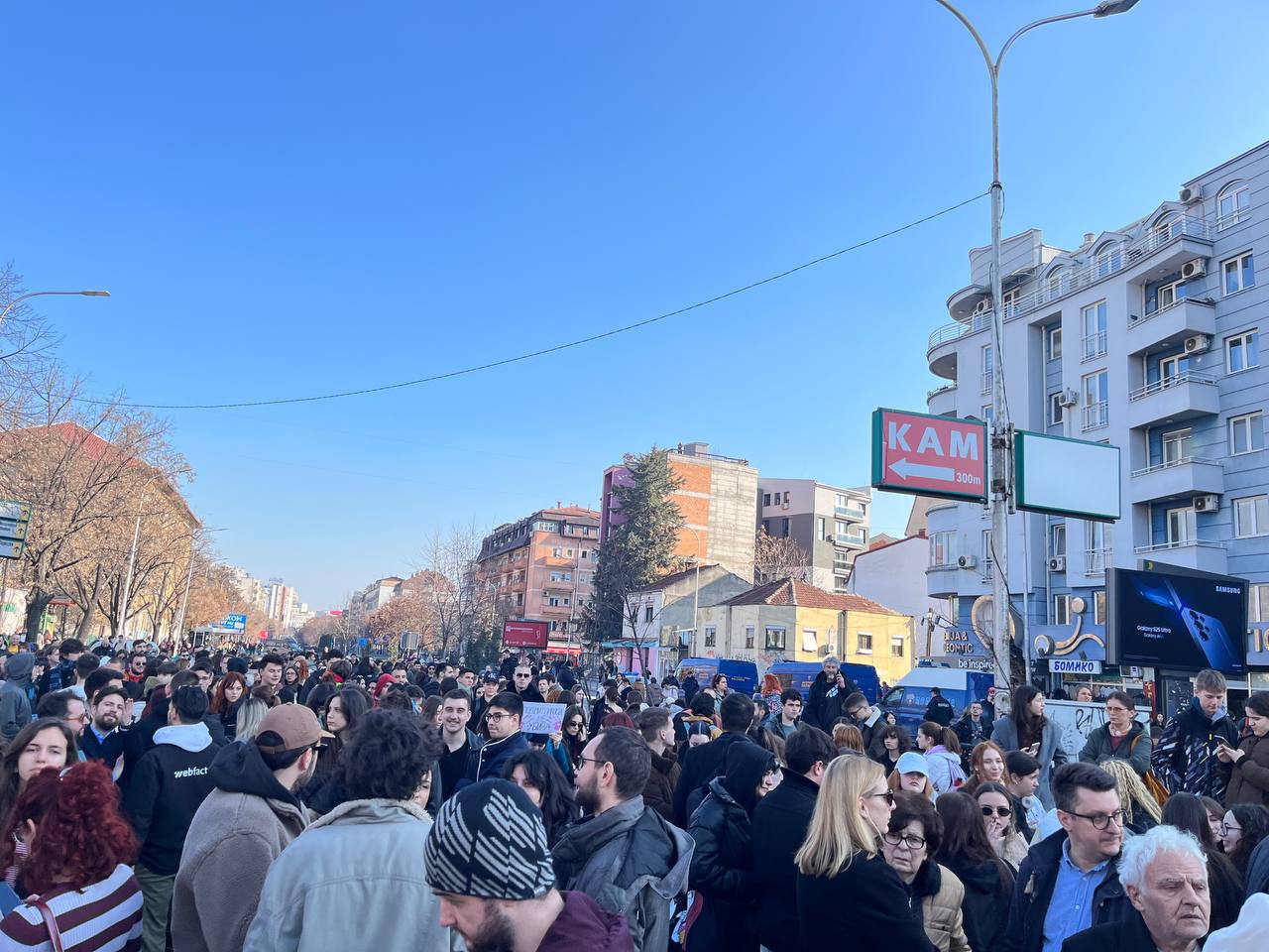 „Правда за Фросина Кулакова“ - Граѓаните на мирен протест Фото: Радио Лидер