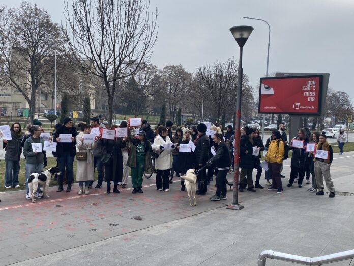 (ВИДЕО) Активистите излегоа на улица: Протест за убиеното куче кај Момин Поток