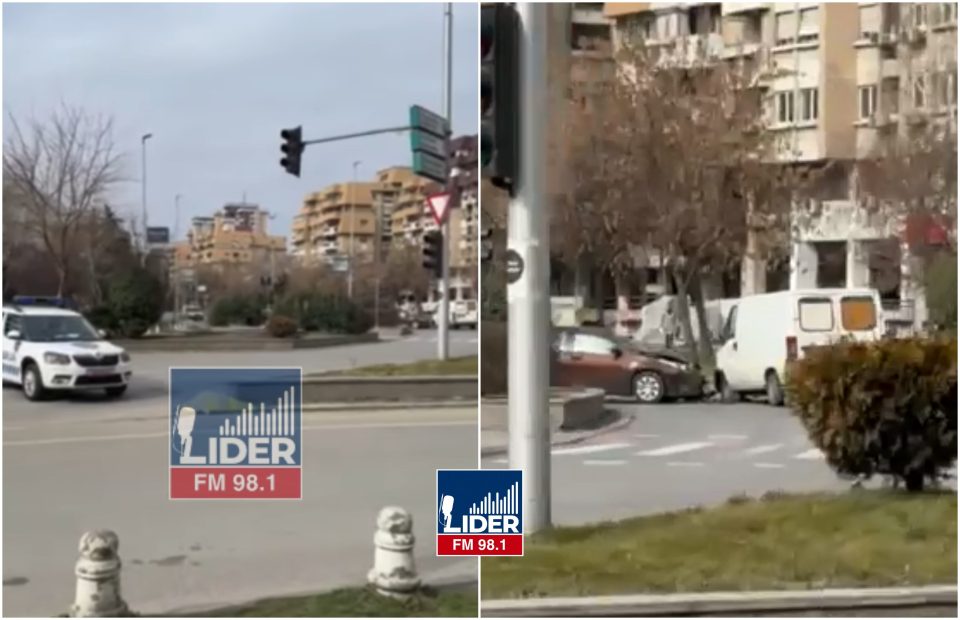 (ВИДЕО) Судар на булеварот Јане Сандански направи застој во сообраќајот