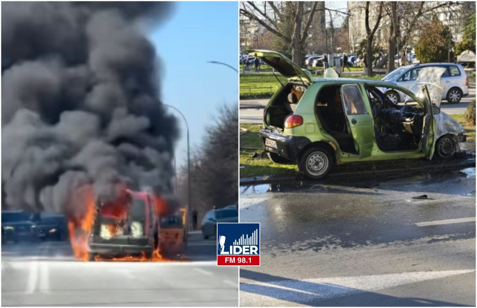 (ВИДЕО) Вчера два запалени автомобили во Скопје