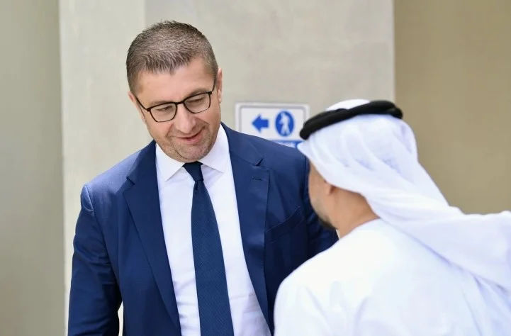 Најава од Мицкоски: Прва убава вест од посетата на ОАЕ уште утре, економските договори до крајот на годината