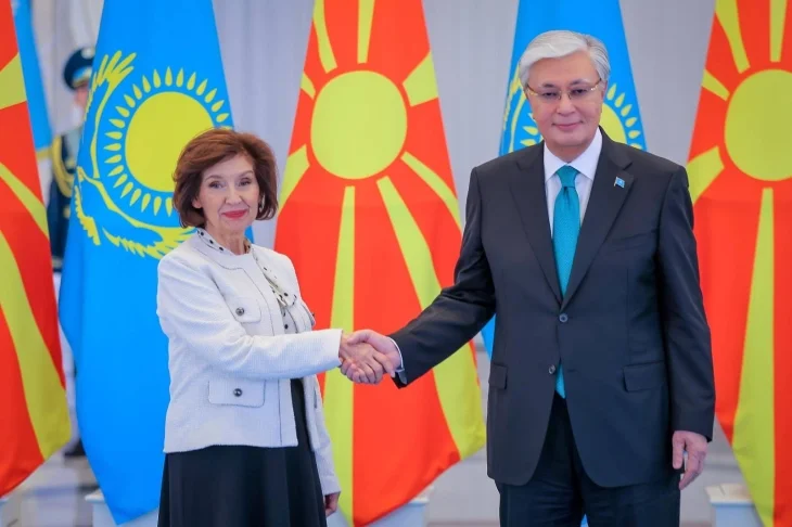 Сиљановска-Давкова и Токајев ја отвораат вратата за подлабока соработка со Казахстан
