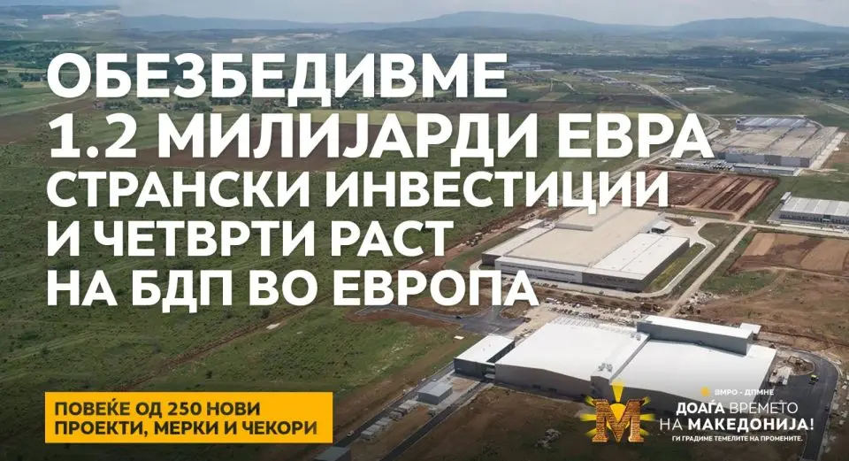 ОД ДВОЦИФРЕНА ИНФЛАЦИЈА ДО СТАБИЛИЗАЦИЈА И РАСТ: Економијата централна точка на дејствување во една година власт на ВМРО-ДПМНЕ