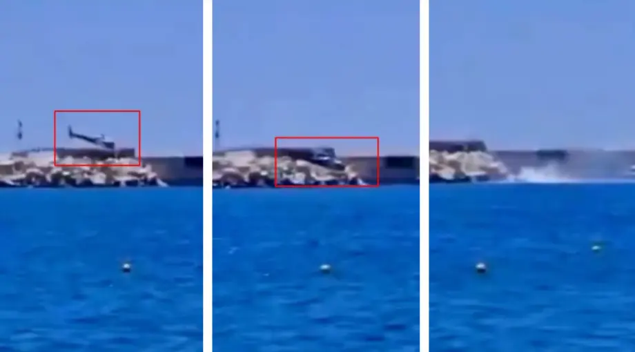 (ВИДЕО) Несреќа во Грција: Се урна хеликоптер во близина на Атина