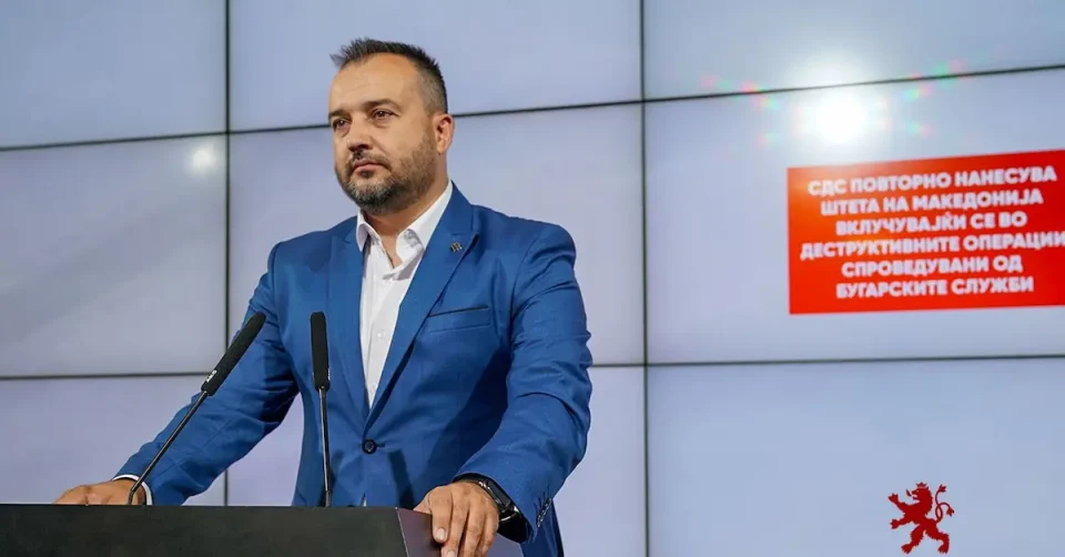 Лефков: СДС учествува во бугарска координирана операција против Македонија