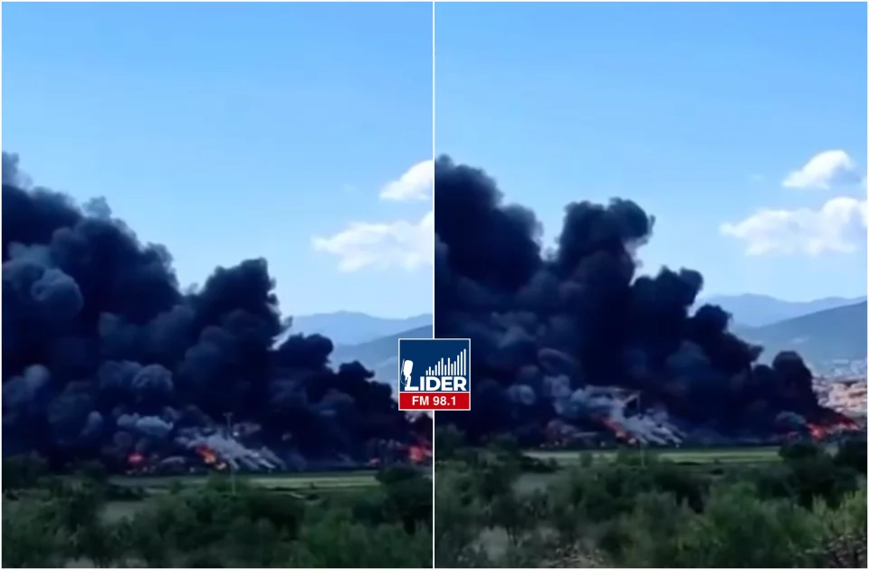 (ВИДЕО) ЦРН ЧАД НАД СКОПЈЕ: Гори депонијата во Визбегово, граѓаните се жалат на непријатна миризба