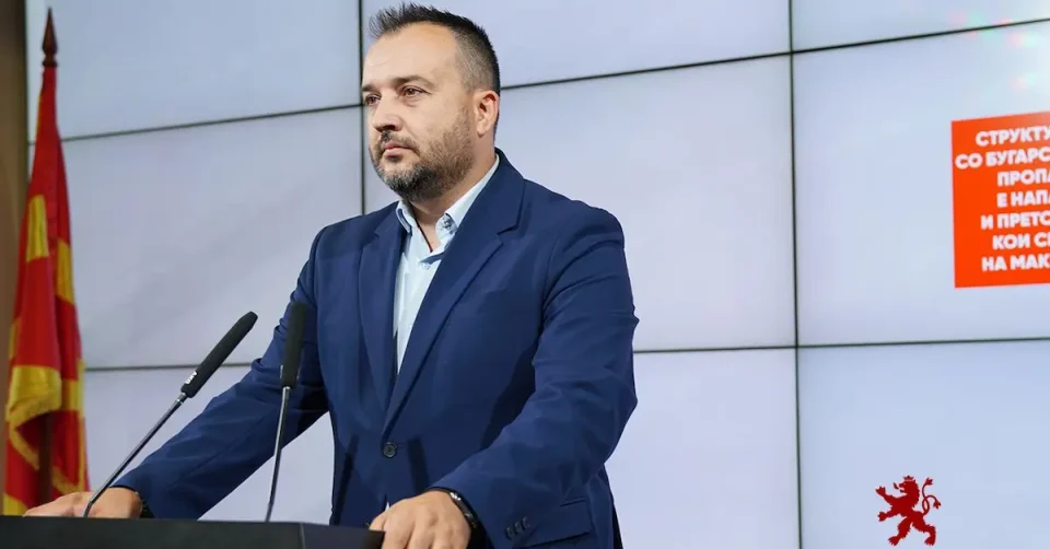 Лефков: Структури од СДС делуваат со бугарската антимакедонска пропаганда, а целта им е напад на ВМРО-ДПМНЕ и претседателот Мицкоски