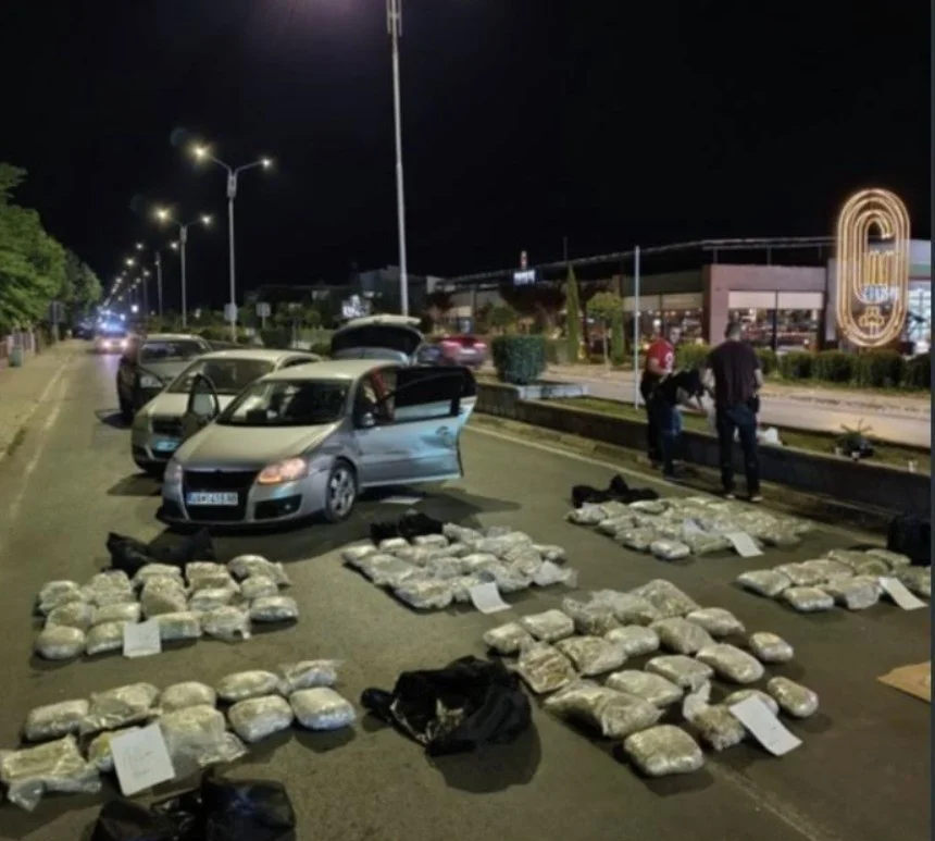 (ФОТО) Запленети околу 100 килограми марихуана во Струмица, лишени од слобода три лица
