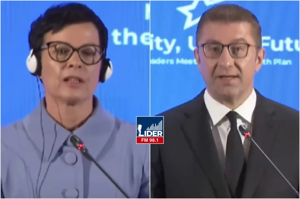 Мицкоски ѝ одговори на Кос: Нашиот идентитет не е само македонската кујна, туку и Гоце Делчев, Миладиновци, Илинденско востание