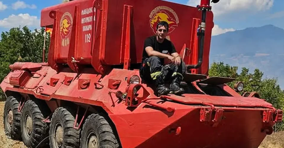 СО КРВ И ЧЕСТ ЗА МАКЕДОНИЈА: Пожарникарот кој не отиде на одмор за да гасне пожари низ државата