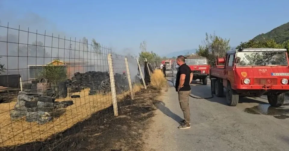 Пожарот во близина на Струмица ставен под контрола