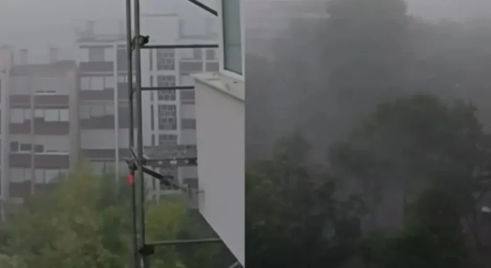(ВИДЕО) Утрово големо невреме го зафати Загреб