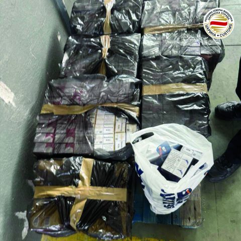 (ВИДЕО+ФОТО) Царинската управа откри и спречи голема шема за криумчарење цигари вредна илјадници евра