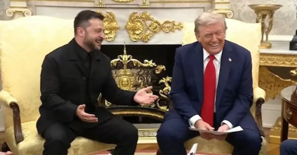 (ВИДЕО+ФОТО) СРЕДБАТА МЕЃУ ТРАМП И ЗЕЛЕНСКИ: Украина ќе добие безбедносни гаранции, но тоа нема да биде НАТО – нема потреба од прекин на огнот за време на мирните преговори, вели американскиот претседател