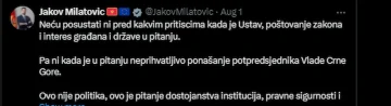 ОЧЕКУВАЈ РЕАКЦИЈА ОД АЛБАНЦИТЕ: Милатовиќ добил закани од вицепремиерот Ѓељошај поради враќање на Законот за данок на недвижен имот