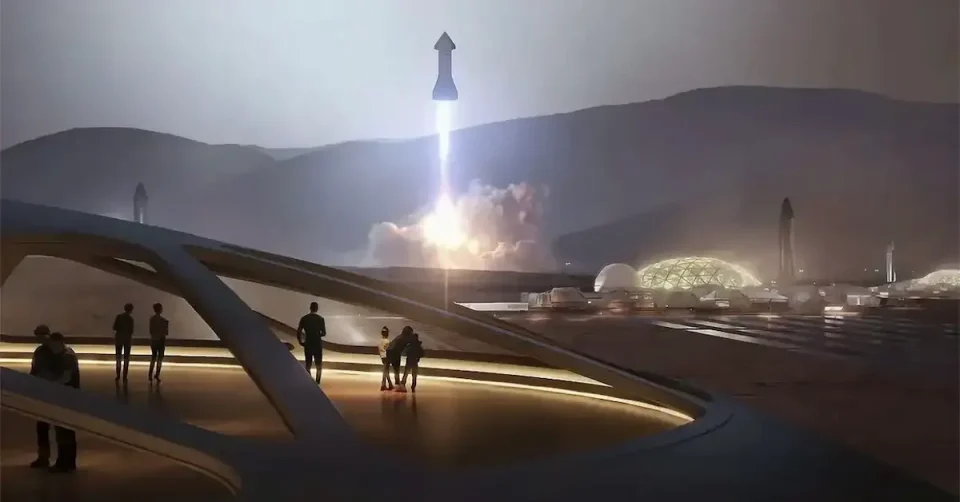 (ВИДЕО) ЧОВЕШТВО НА ЦРВЕНАТА ПЛАНЕТА: Маск верува дека супермоќната ракета Starship ќе создаде самоодржлива колонија на Марс
