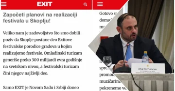 КАЈ МЕНЕ ЗБОРОТ Е ЗБОР: Скопје мора да биде град кој живее и навечер - еве уште една потврда со EXITFestival, вели Ѓеорѓиевски