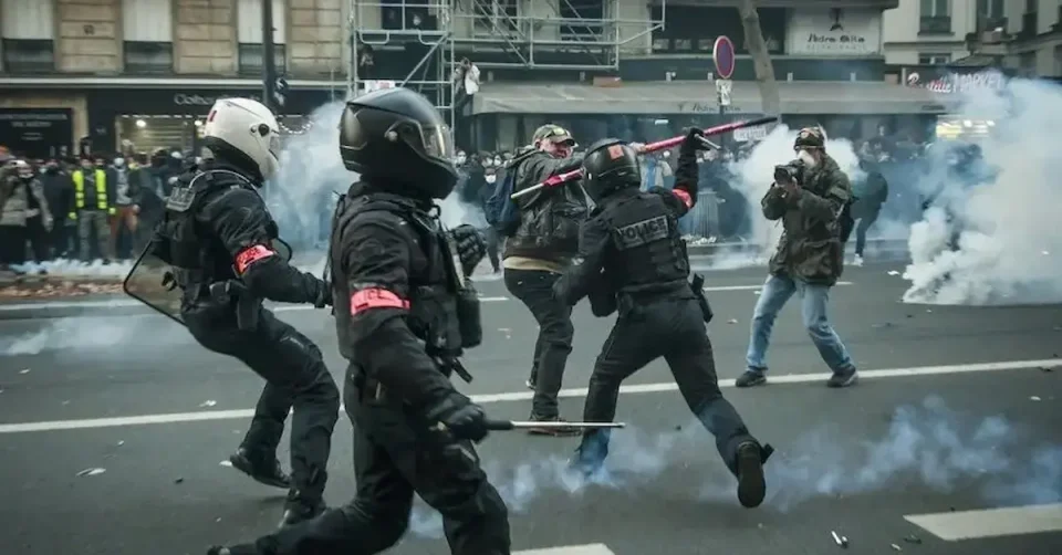 (ВИДЕО) „БЛОКИРАЈТЕ СÈ, МАРКОН Е ПРОБЛЕМОТ“: Огромни протести во Франција и судири со полицијата – нова револуција по примерот на жолтите елеци?