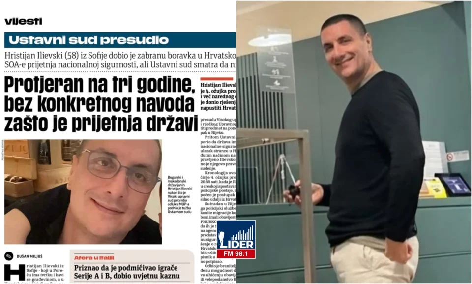 ВИЛИЈАМ СЕКЛ И ЈОВЧЕ РЕМЕНСКИ ГО НАМЕСТИЛЕ И „КРАЛОТ НА МЕСТЕНКИТЕ“: Христијан Илиевски протеран од Хрватска со лажни дојави од АНБ