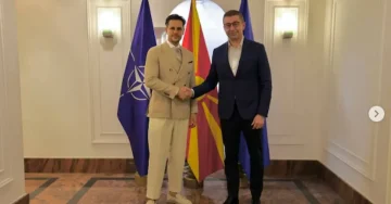ЉУБОВ И ВИЗИЈА ЗА БЕРОВО: Актерот Биковиќ на средба со Мицкоски - иницијатива за инвестиција во хотелски и рекреативен комплекс