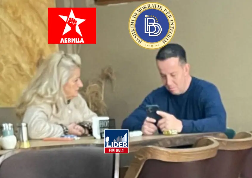 (ФОТО) ЛЕВИЦА ОФИЦИЈАЛИЗИРА КОАЛИЦИЈА СО ДУИ? – Кандидатката од Тетово на кафе со функционерот на ДУИ!