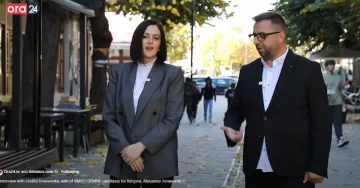 Линдита Јовановска се обрати до кичевчани и ги повика да гласаат за нејзиниот сопруг Александар