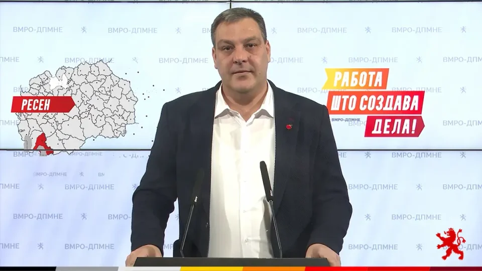 Тозиевски од ВМРО-ДПМНЕ: Благодарам на ресенчани, продолжуваме заедно
