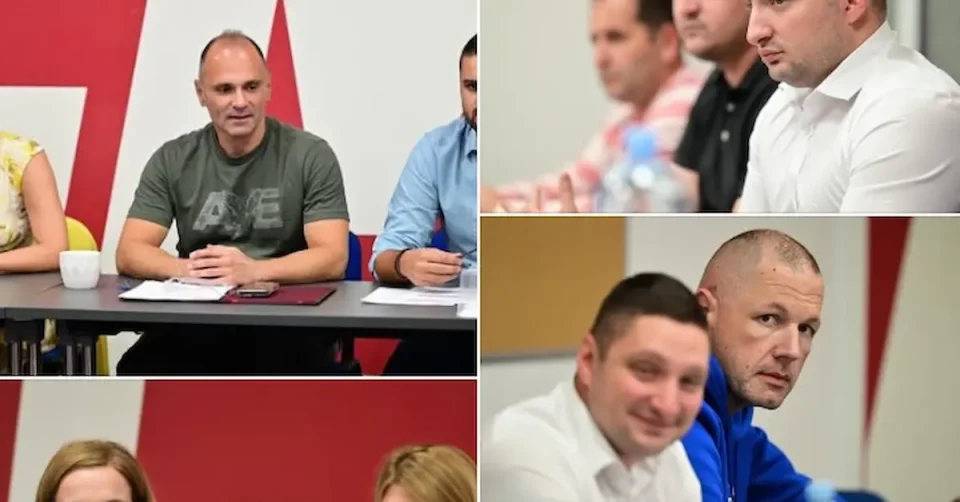 (ФОТО) ШМРКАЧОТ ОДЛУЧУВА ЗА ГРАДОНАЧАЛНИЦИ: Венко гордо седи на маса со Јон Фрчковски и морализира за одговорност!