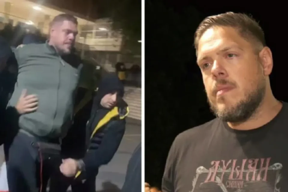 (ВИДЕО) ВЛАДИМИР ШТИМАЦ ПРИВЕДЕН: Поранешниот кошаркар се соочува со обвиненија за насилство пред парламентот